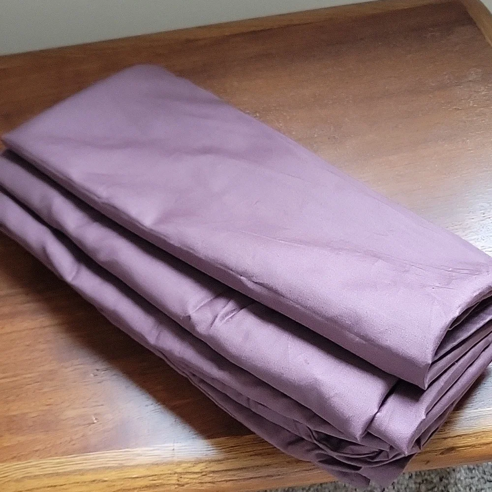 IKEA Sateen Feel Toupe European Square Cotton Pillow Cases Covers Set 2 25